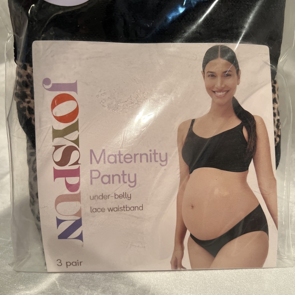 JOYSPUN Maternity Over-Belly Panty Underwear‎ Size XXXL seamless 3-Pair NEW